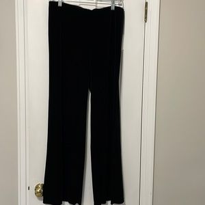Linda Leal crushed velvet pull on wide leg pants. Large. 30” length.